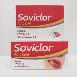Aciclovir crema 0.05g/1g
Soviclor c/5g